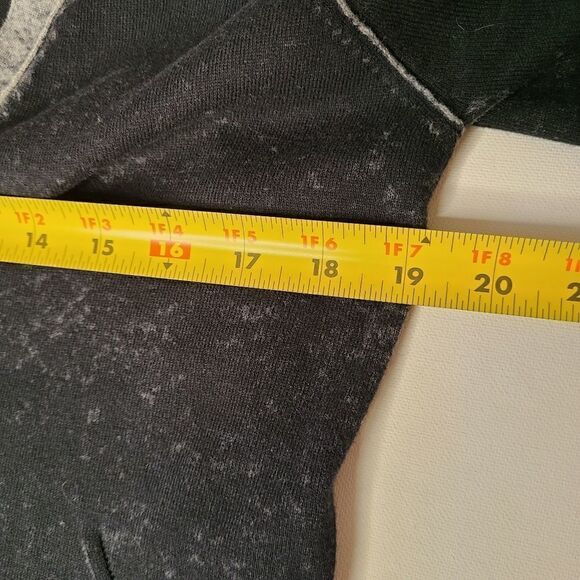 Michael Stars Black & Gray Button Front Cardigan Sweater 100% Cotton - Size 2 - Picture 11 of 12